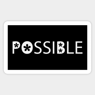 Possible positive text design Sticker